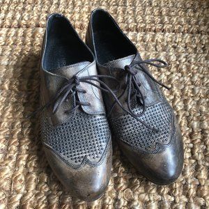 Mr & Mrs Yuo Studded Leather Shoes - Made in Italy